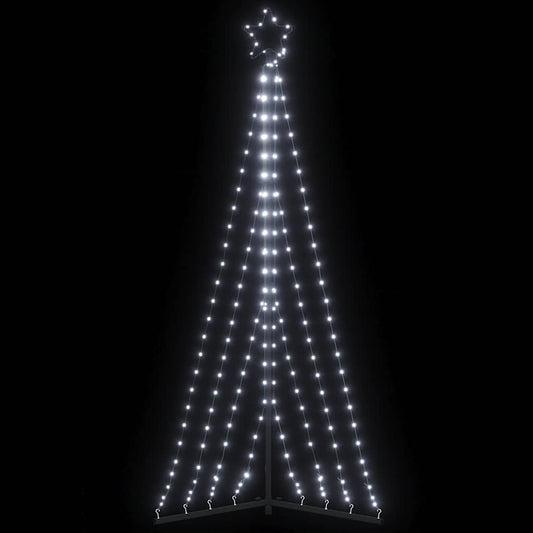 vidaXL Χριστουγεννιάτικο δέντρο LED 339 LED Ψυχρό Λευκό 182 εκ.