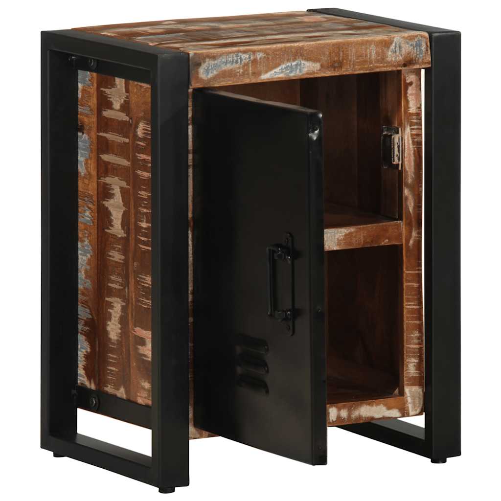 vidaXL Κομοδίνα 2 τεμάχια Πολύχρωμο Στερεό ακατέργαστο ξύλο Mango