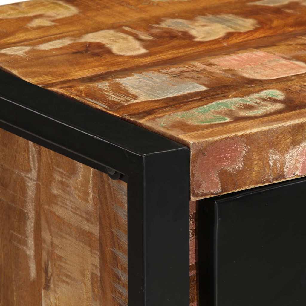 ντουλάπι συρταριών vidaXL Πολύχρωμο Στερεό ξύλο αναγεννημένο