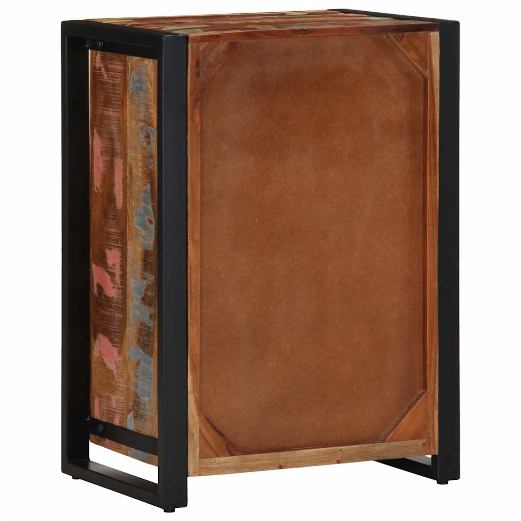 vidaXL Συρταριέρα Πολύχρωμη 50x35x70 εκ. από Μασίφ Ξύλο Ανακυκλωμένου Ξύλου