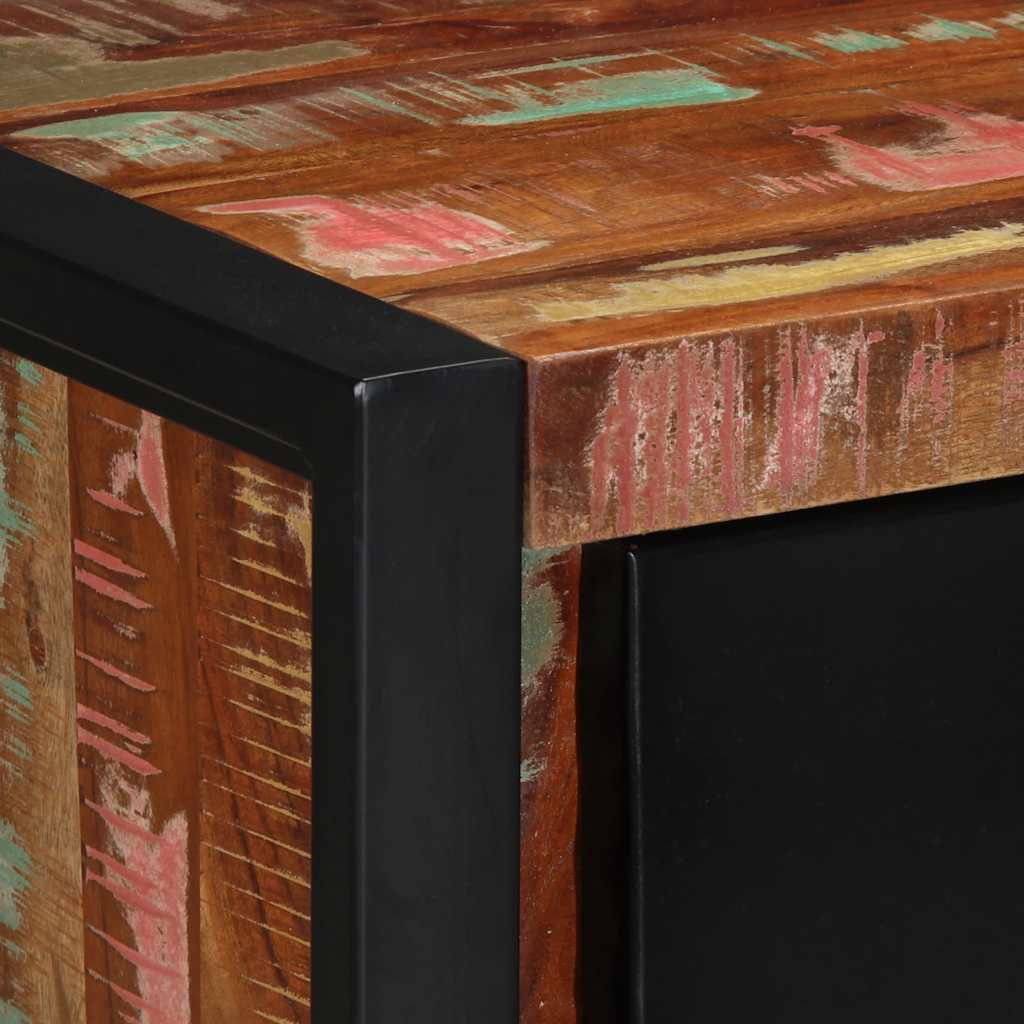 vidaXL Συρταριέρα Πολύχρωμη 50x35x70 εκ. από Μασίφ Ξύλο Ανακυκλωμένου Ξύλου