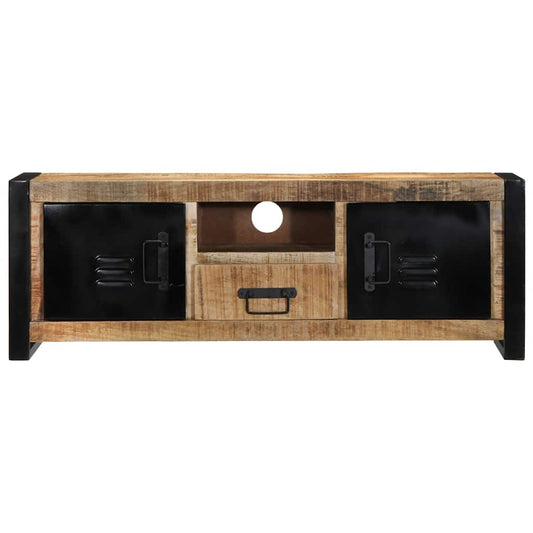 ντουλάπι τηλεόρασης vidaXL 100x30x35 cm Στερεό ακατέργαστο ξύλο Mango