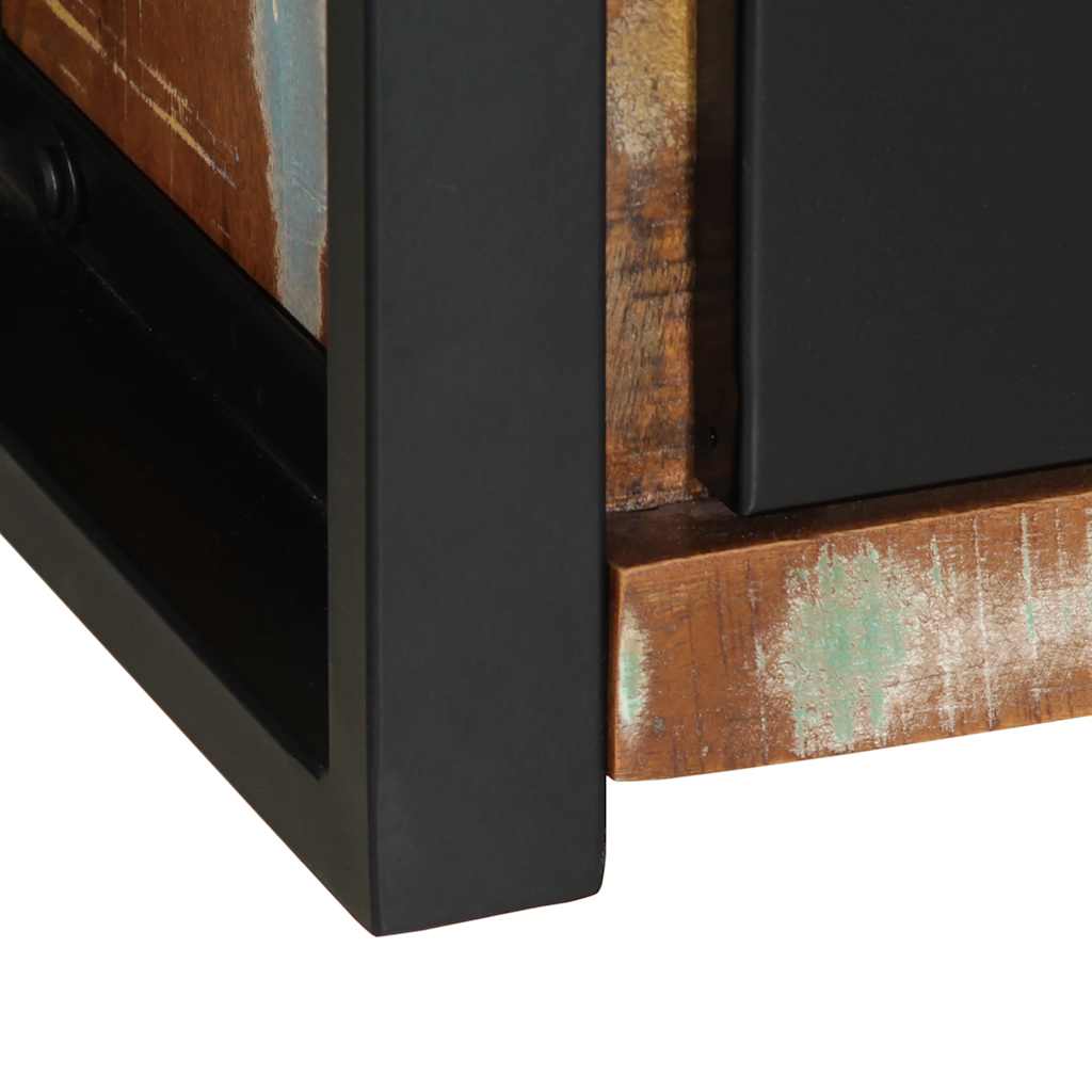 ντουλάπι τηλεόρασης vidaXL 100x30x25 cm από μασίφ ξύλο αναγεννημένο