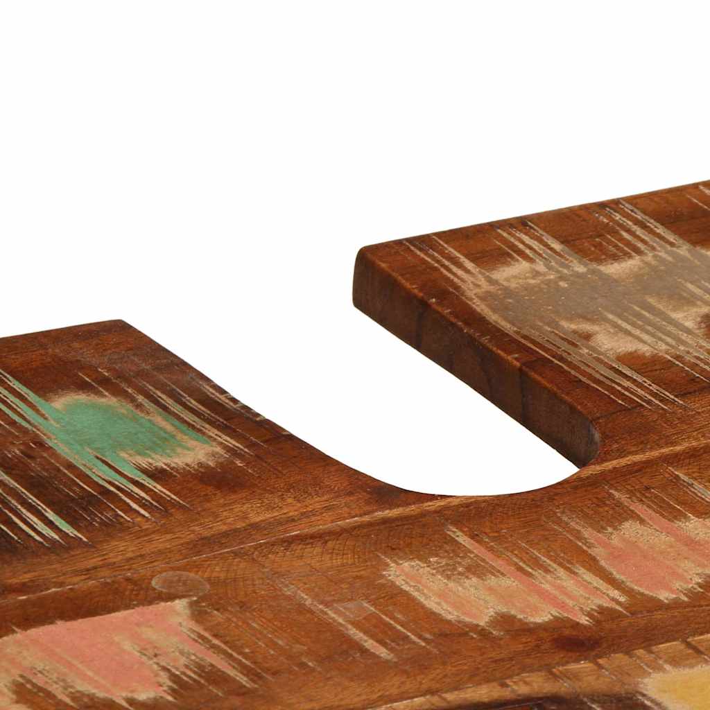 vidaXL Ντουλάπι Μπάνιου Καφέ 55 x 35 x 60 εκ. Στερεό Ανακτηθέν Ξύλο