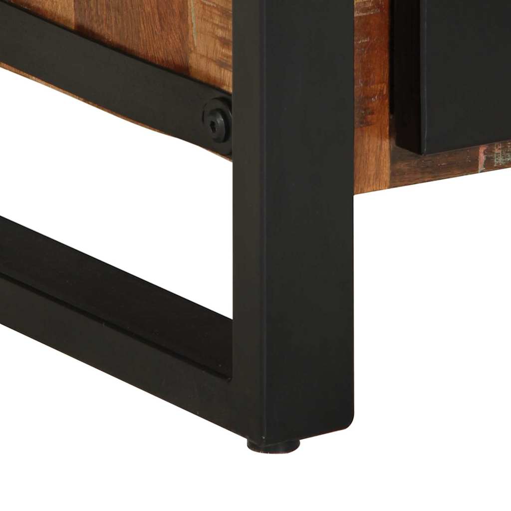 vidaXL Ντουλάπι Μπάνιου Καφέ 55 x 35 x 60 εκ. Στερεό Ανακτηθέν Ξύλο