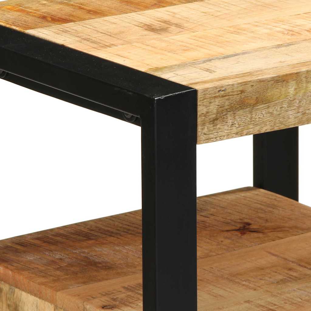 vidaXL Ντουλάπι Μπάνιου Καφέ 40 x 35 x 75 εκ Στερεό ξύλο μάνγκο