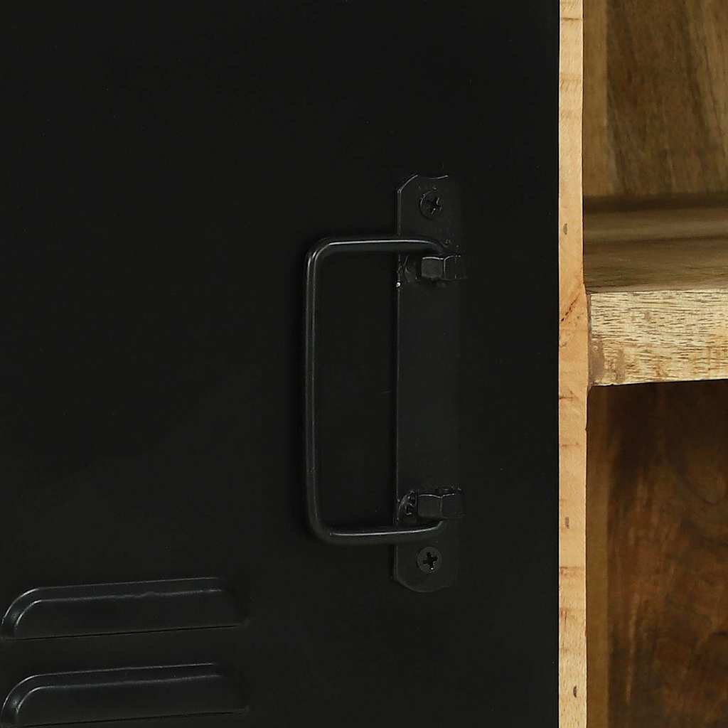 vidaXL Ντουλάπα Πάγκου Καφέ 100 x 35 x 50 εκ Μασίφ ξύλο μάνγκο