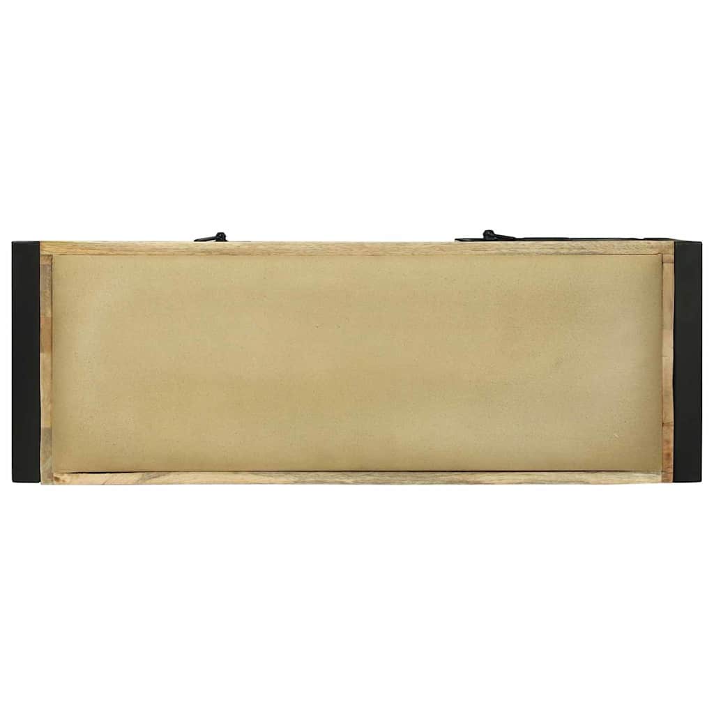 vidaXL Ντουλάπα Πάγκου Καφέ 100 x 35 x 50 εκ Μασίφ ξύλο μάνγκο