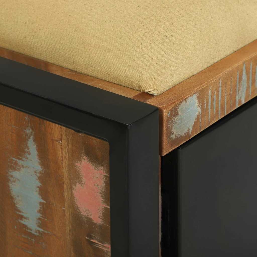 vidaXL Ντουλάπα Πάγκου Πολύχρωμο Μασίφ ανακυκλωμένο ξύλο