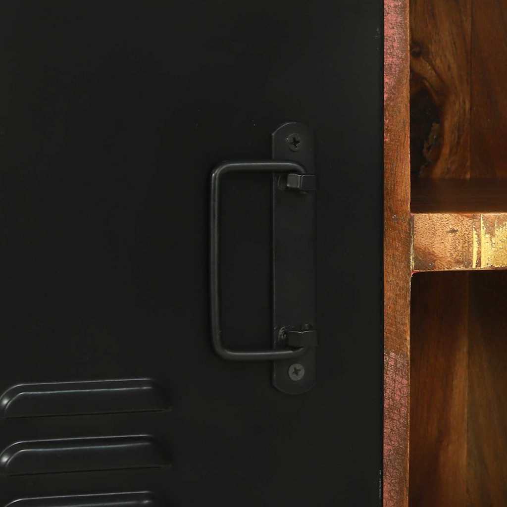 vidaXL Ντουλάπα Πάγκου Πολύχρωμο Μασίφ ανακυκλωμένο ξύλο