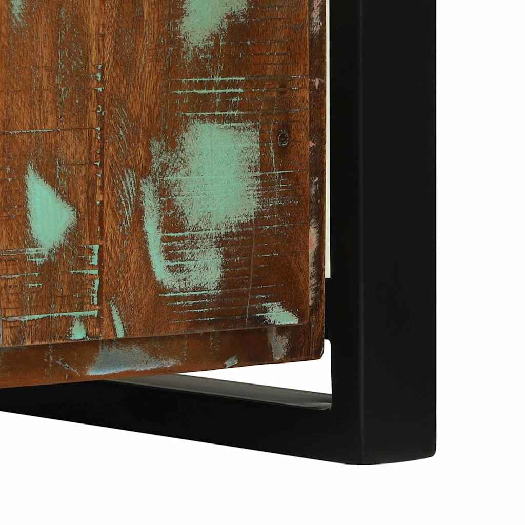 vidaXL Ντουλάπα Πάγκου Πολύχρωμο Μασίφ ανακυκλωμένο ξύλο