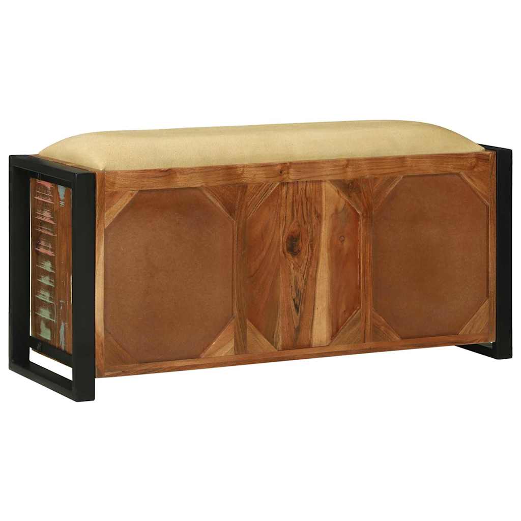 vidaXL Ντουλάπα Πάγκου Πολύχρωμο Μασίφ ανακυκλωμένο ξύλο