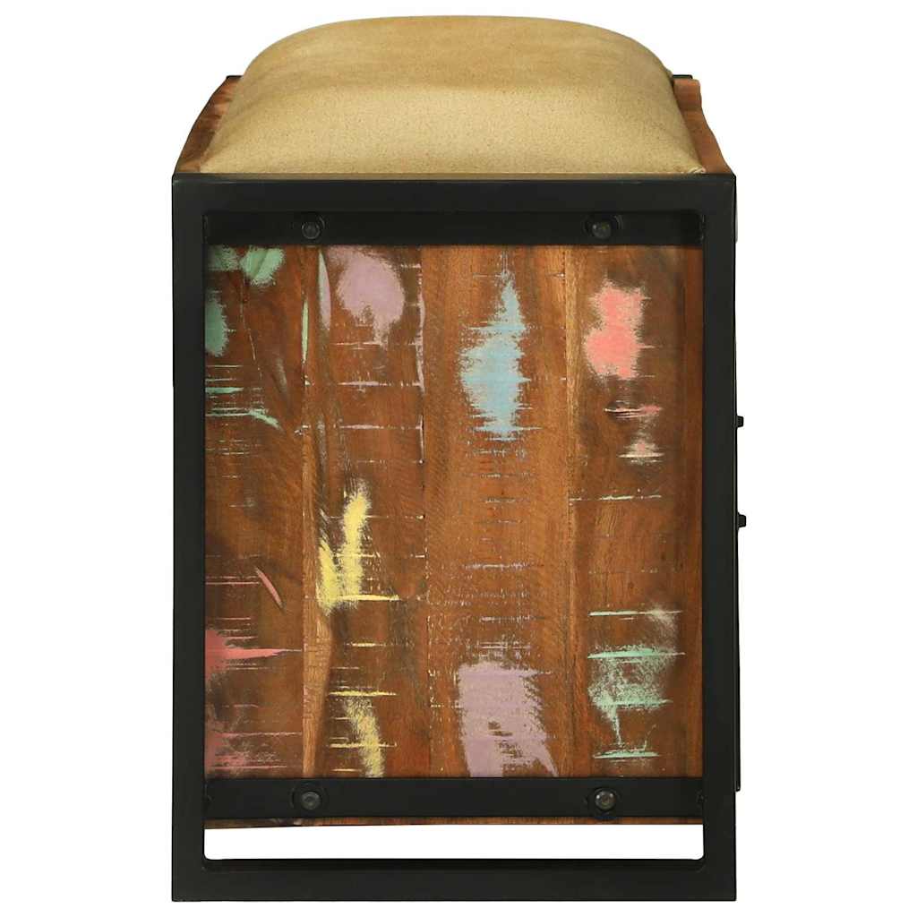 vidaXL Ντουλάπα Πάγκου Πολύχρωμο Μασίφ ανακυκλωμένο ξύλο