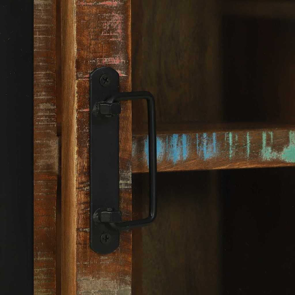 vidaXL Ντουλάπα Μπάνιου Επιτοίχιο Πολύχρωμο Μασίφ ανακυκλωμένο ξύλο