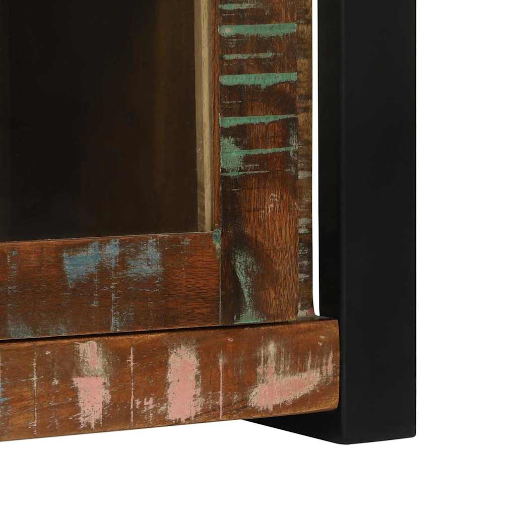 vidaXL Ντουλάπα Μπάνιου Επιτοίχιο Πολύχρωμο Μασίφ ανακυκλωμένο ξύλο