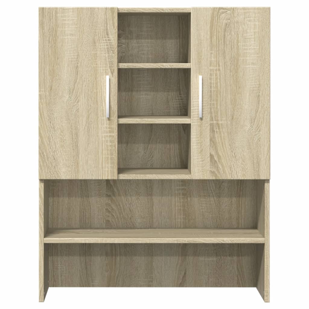 vidaXL Ντουλάπια Πλυντηρίου 2 Τεμ. Sonoma Δρυς από Επεξεργασμένο Ξύλο