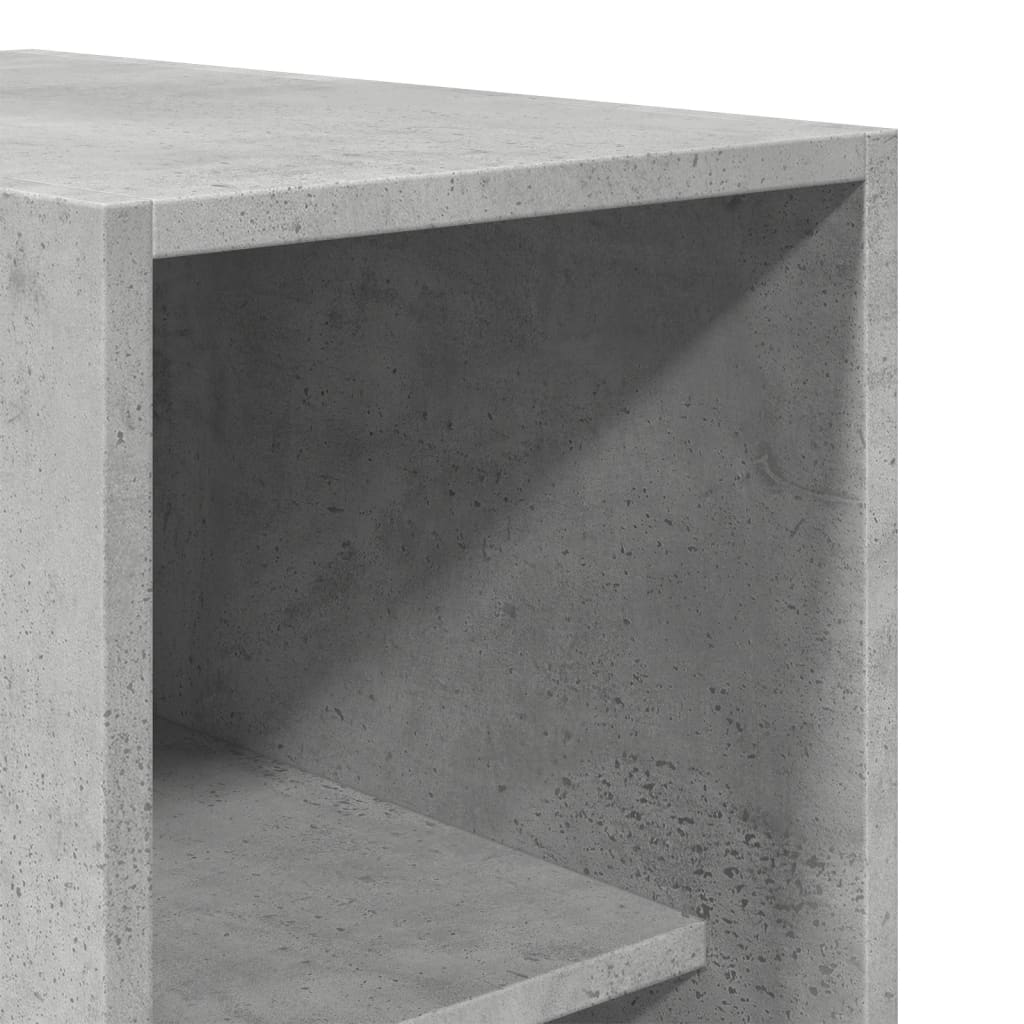 vidaXL Ντουλάπα Γκρι Σκυρ. 30x50x200 εκ. από Επεξεργασμένο Ξύλο