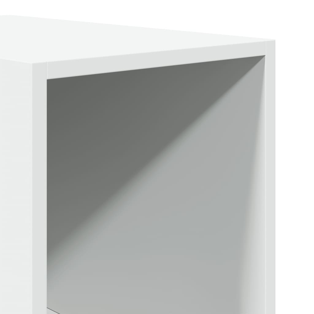 vidaXL Ντουλάπα Λευκή 30x50x200 εκ. από Επεξεργασμένο Ξύλο