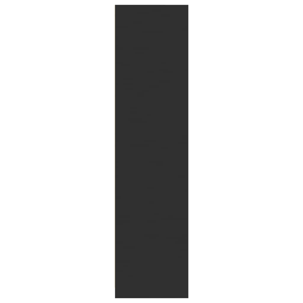 vidaXL Ντουλάπα Μαύρη 30x50x200 εκ. από Επεξεργασμένο Ξύλο