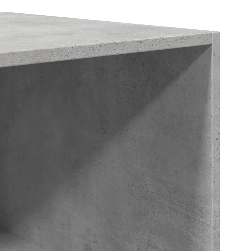 vidaXL Ντουλάπα Γκρι του Σκυροδέματος 50x50x200 εκ. Επεξεργασμένο Ξύλο
