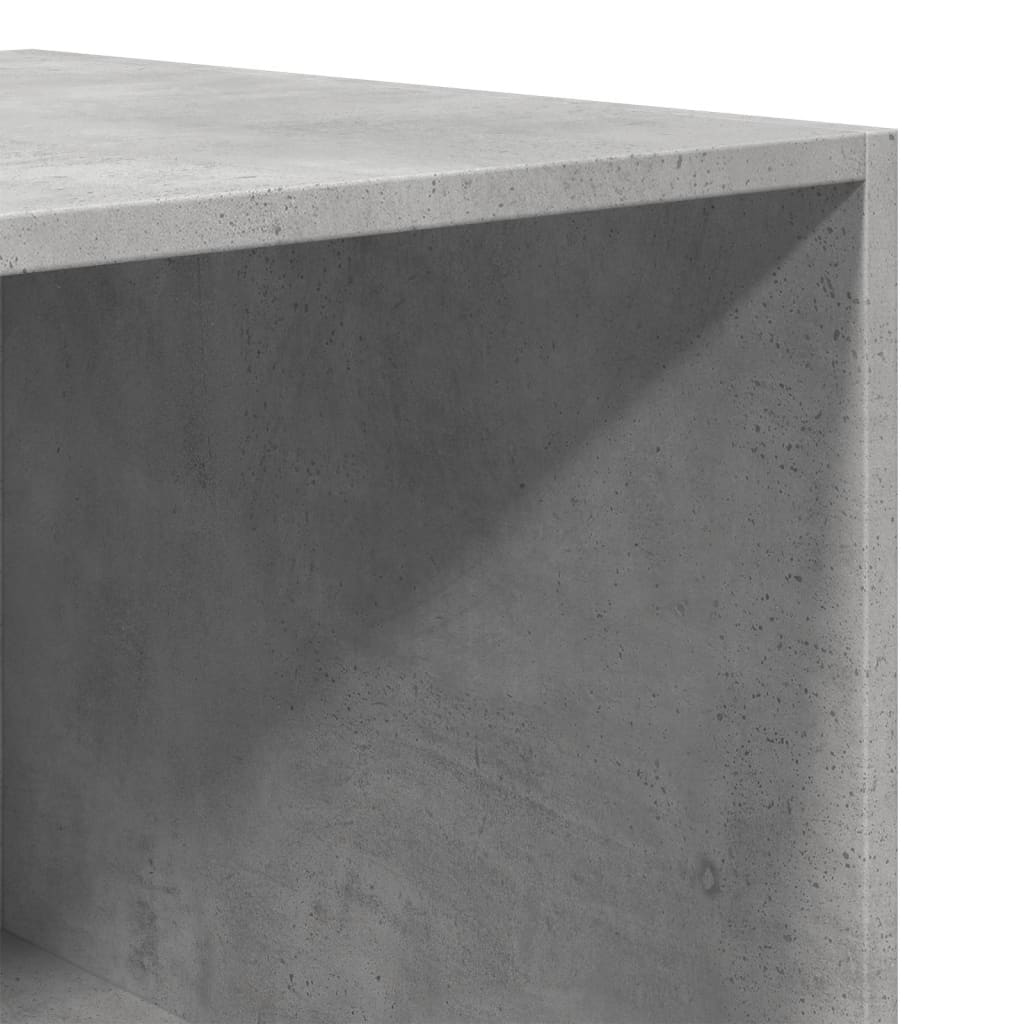 vidaXL Ντουλάπα Γκρι του Σκυροδέματος 80x50x200 εκ. Επεξεργασμένο Ξύλο