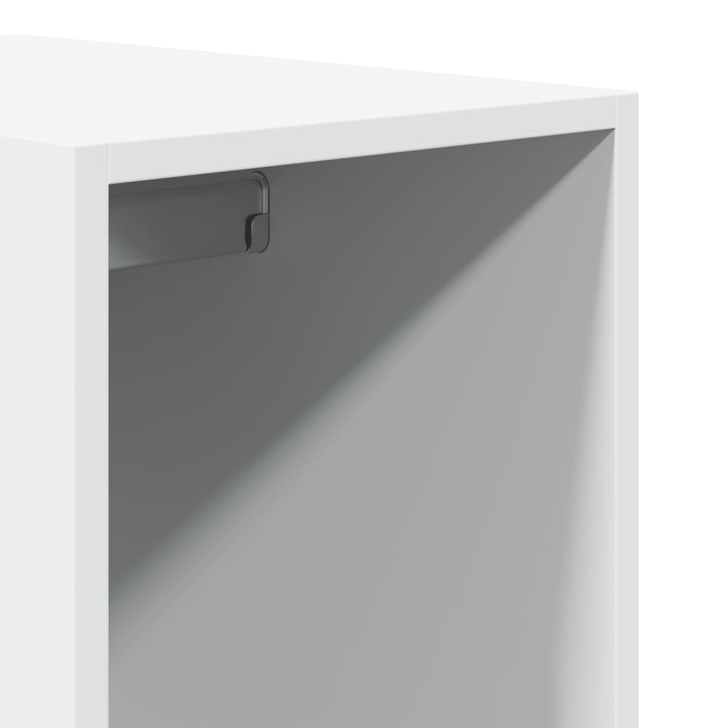 vidaXL Ντουλάπα Λευκή 30x50x200 εκ. από Επεξεργασμένο Ξύλο