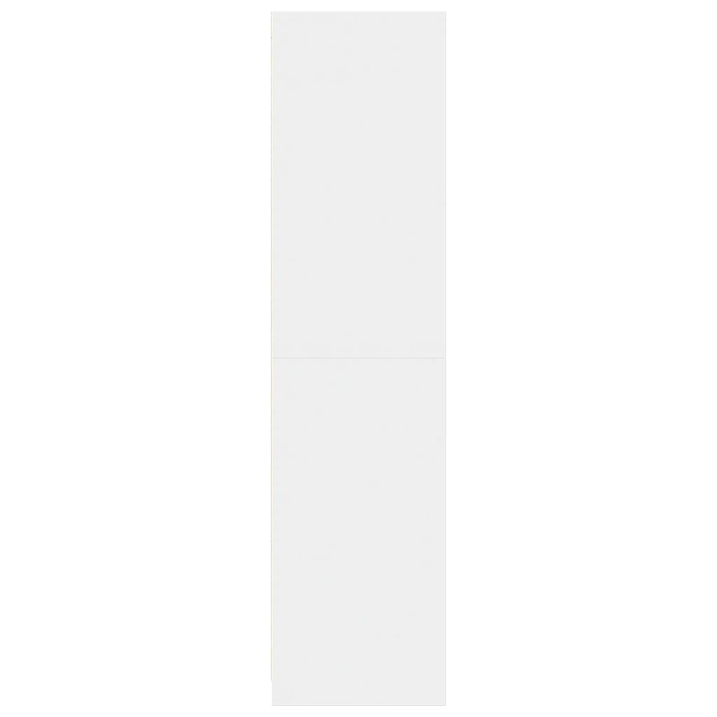 vidaXL Ντουλάπα Λευκή 80 x 50 x 200 εκ. από Επεξεργασμένο Ξύλο
