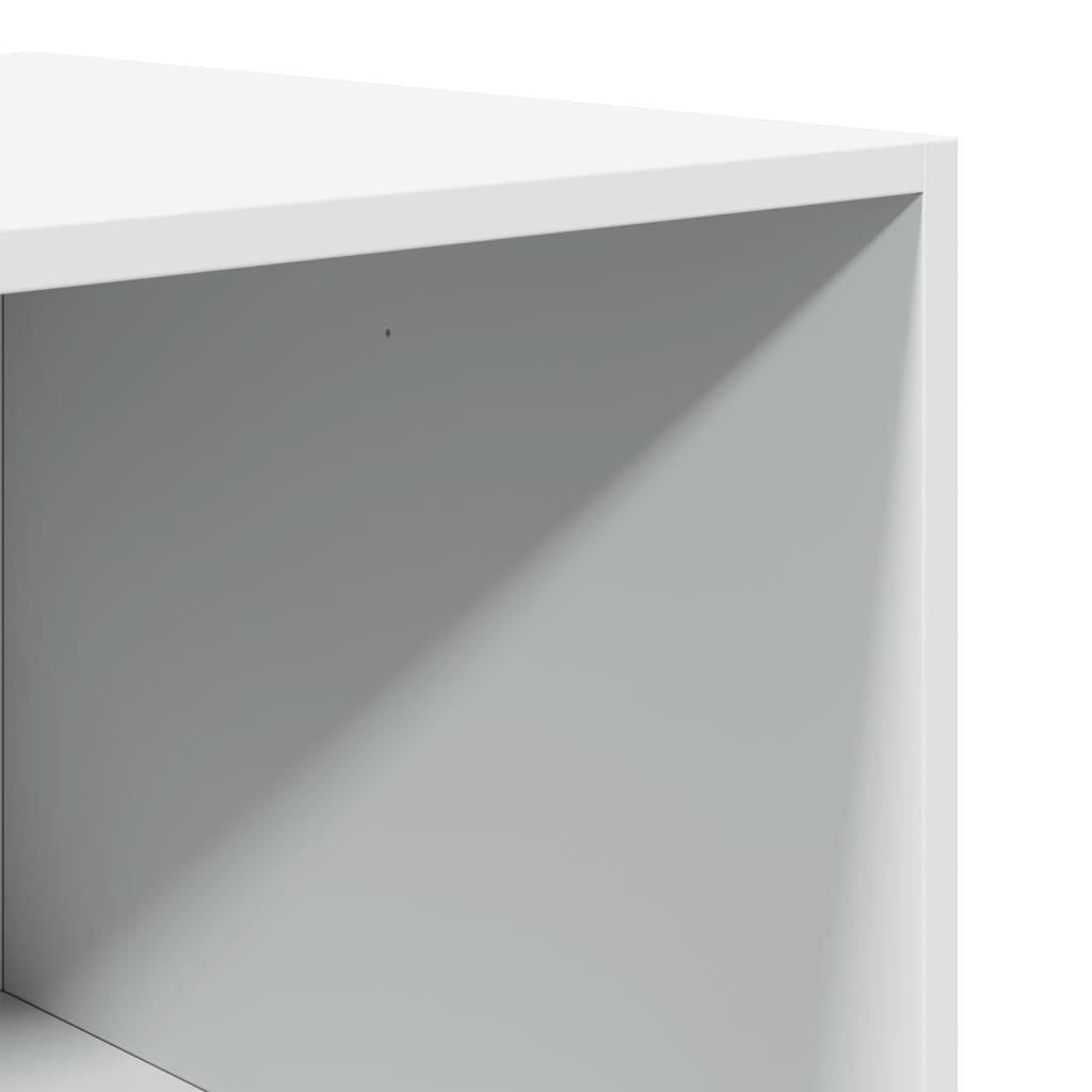 vidaXL Ντουλάπα Λευκή 100x50x200 εκ. από Επεξεργασμένο Ξύλο