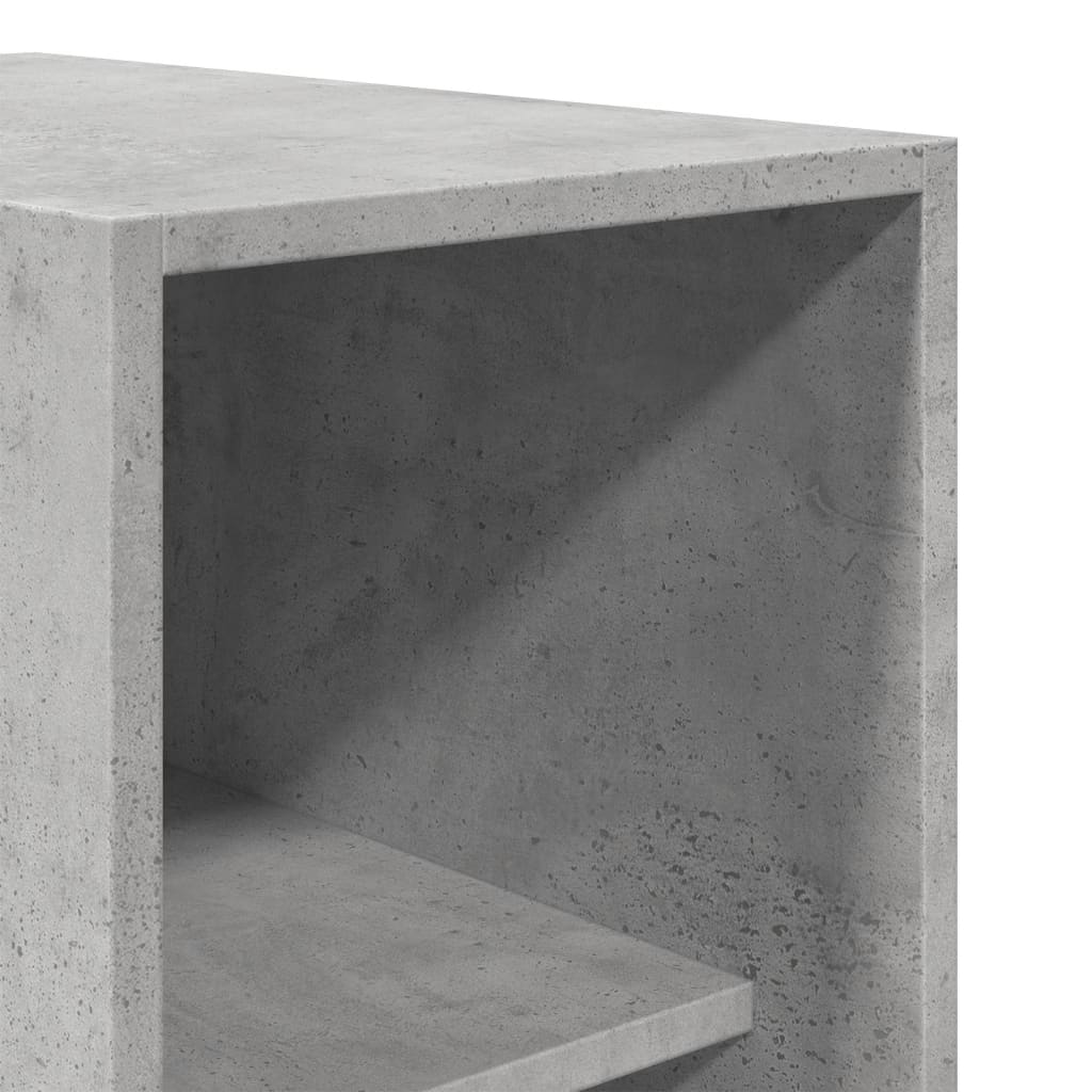 vidaXL Ντουλάπα Γκρι Σκυρ. 30x50x200 εκ. από Επεξεργασμένο Ξύλο