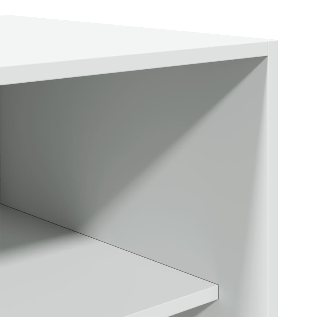 vidaXL Ντουλάπα Λευκή 80 x 50 x 200 εκ. από Επεξεργασμένο Ξύλο