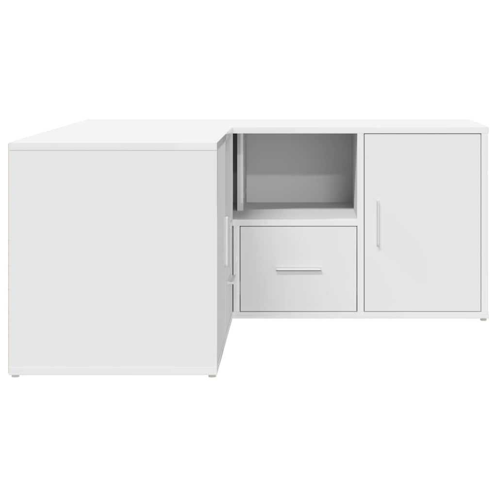 vidaXL Ντουλάπι Γωνιακό Λευκό 160x40x45 εκ. από Επεξ. Ξύλο