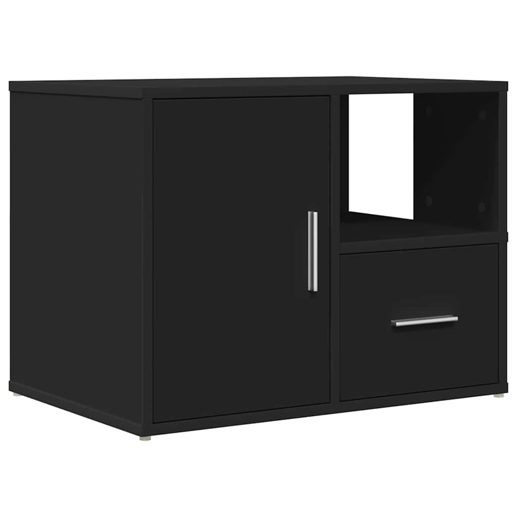 vidaXL Ντουλάπι Γωνιακό Μαύρο 160x40x45 εκ. από Επεξεργασμένο Ξύλο