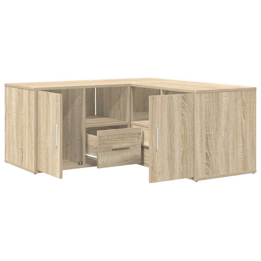 vidaXL Ντουλάπι Γωνιακό Sonoma Δρυς 160x40x45 εκ. Επεξεργασμένο Ξύλο