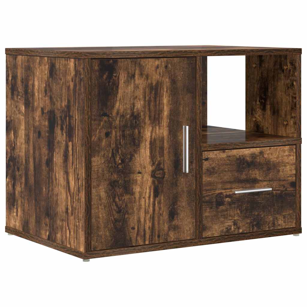 vidaXL Γωνιακό Έπιπλο Καπνιστή δρυς 160x40x45 εκ. από Επεξεργ. Ξύλο