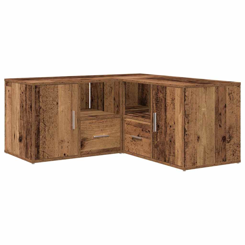 vidaXL Ντουλάπι Γωνιακό Όψη Παλαιού Ξύλου 160x40x45 εκ. από Επεξ. Ξύλο
