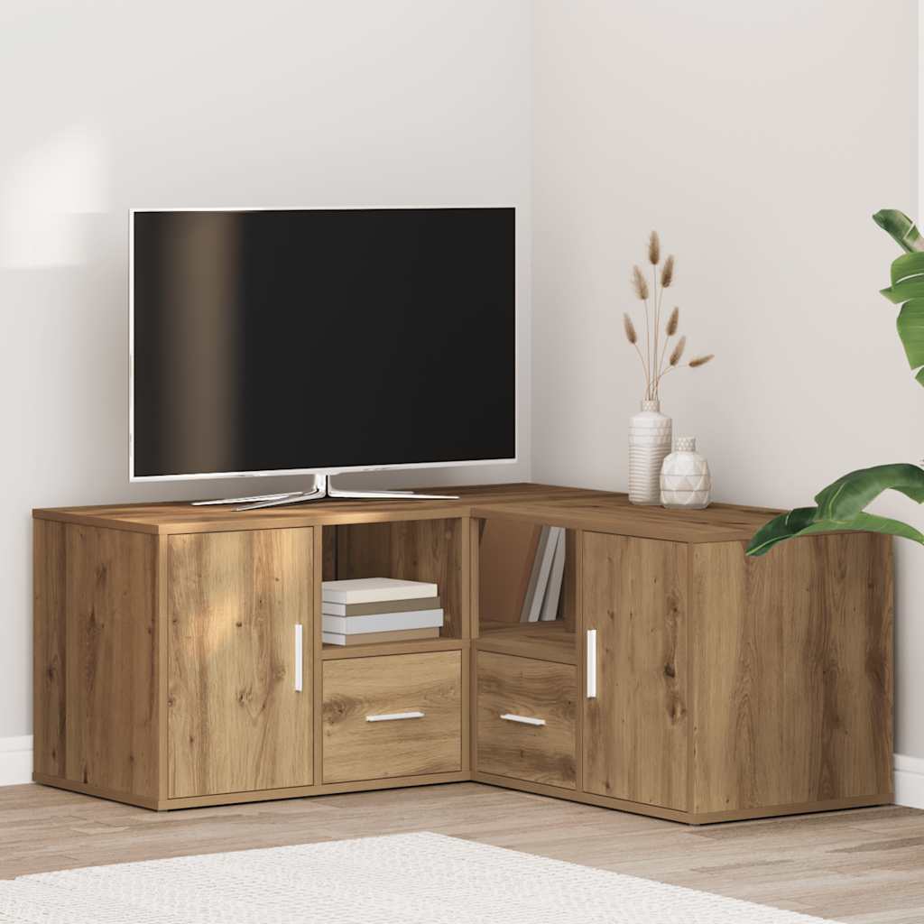 vidaXL Ντουλάπι Γωνιακό Αρτισιανή Δρυς 160x40x45 εκ. από Επεξ. Ξύλο