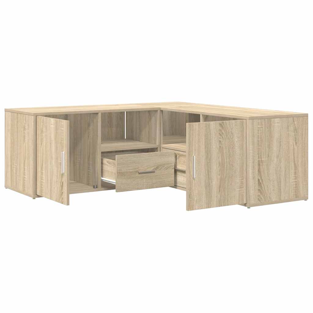 vidaXL Ντουλάπι Γωνιακό Sonoma Δρυς 200x40x45 εκ. Επεξεργασμένο Ξύλο