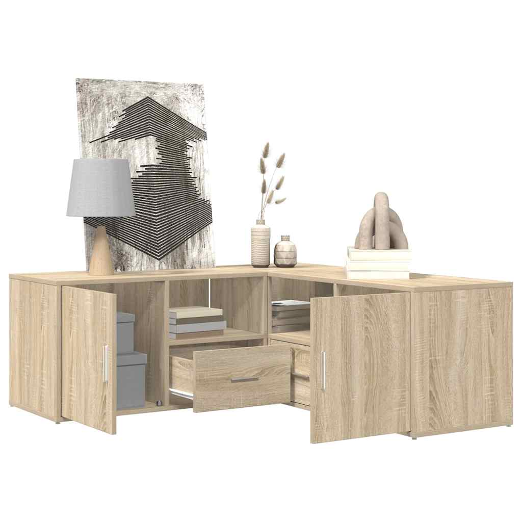 vidaXL Ντουλάπι Γωνιακό Sonoma Δρυς 200x40x45 εκ. Επεξεργασμένο Ξύλο