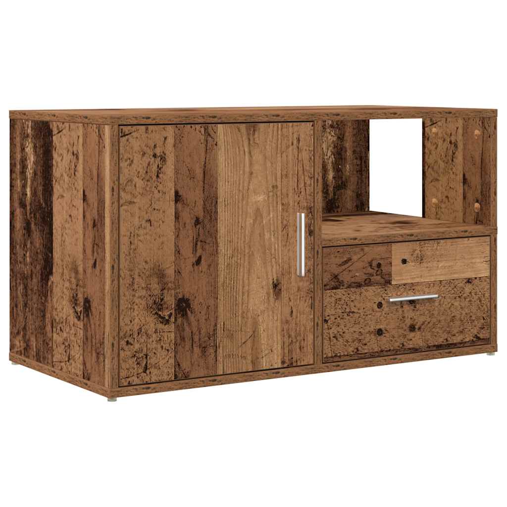 vidaXL Ντουλάπι Γωνιακό Όψη Παλαιού Ξύλου 200x40x45 εκ. από Επεξ. Ξύλο