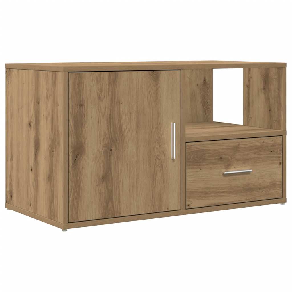 vidaXL Ντουλάπι Γωνιακό Αρτισιανή Δρυς 200x40x45 εκ. από Επεξ. Ξύλο