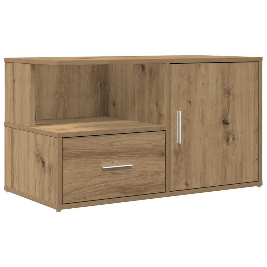 vidaXL Ντουλάπι Γωνιακό Αρτισιανή Δρυς 200x40x45 εκ. από Επεξ. Ξύλο