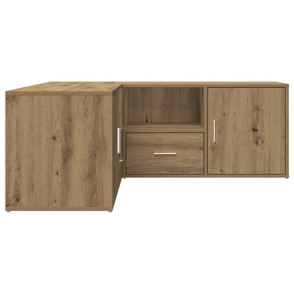 vidaXL Ντουλάπι Γωνιακό Αρτισιανή Δρυς 200x40x45 εκ. από Επεξ. Ξύλο