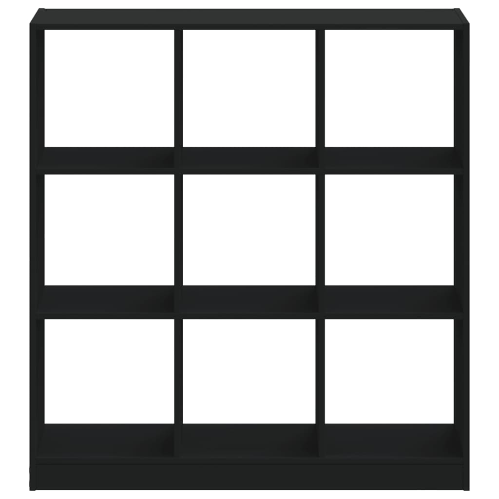 vidaXL Βιβλιοθήκη Μαύρο 102x32x108 εκ. από Επεξεργασμένο Ξύλο