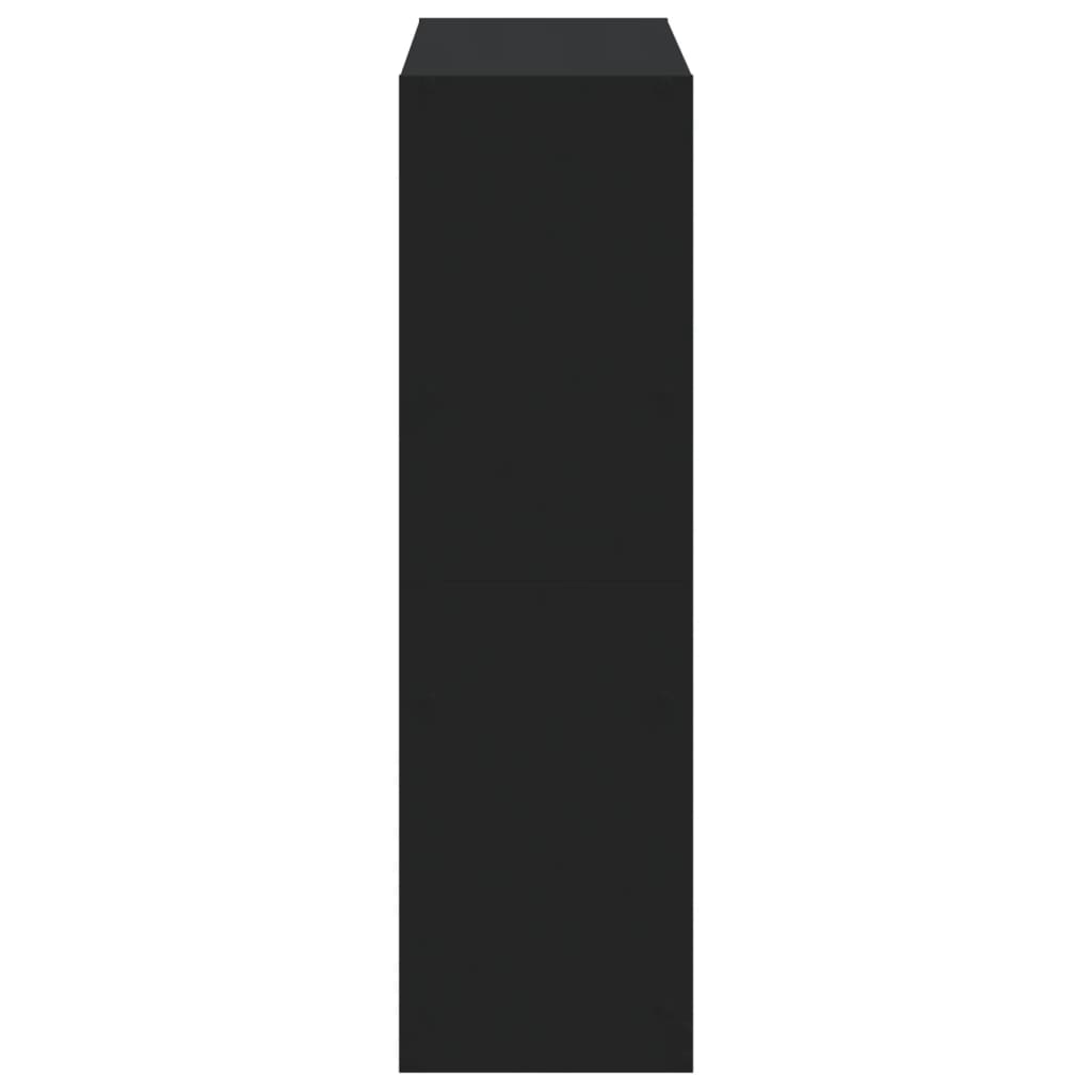 vidaXL Βιβλιοθήκη Μαύρο 102x32x108 εκ. από Επεξεργασμένο Ξύλο