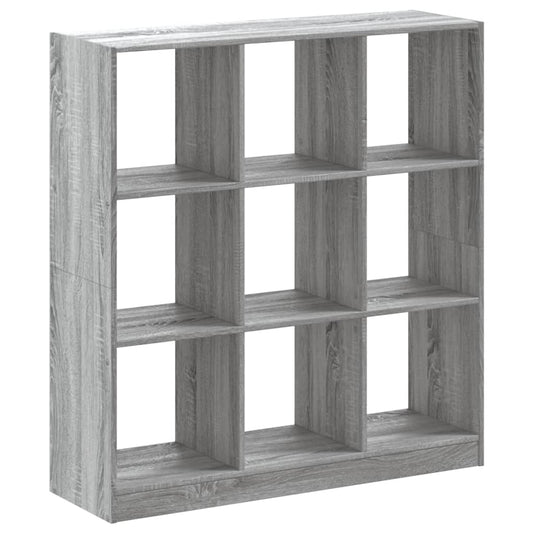 vidaXL Βιβλιοθήκη Γκρι Sonoma 102x32x108 εκ. από Επεξεργ. Ξύλο