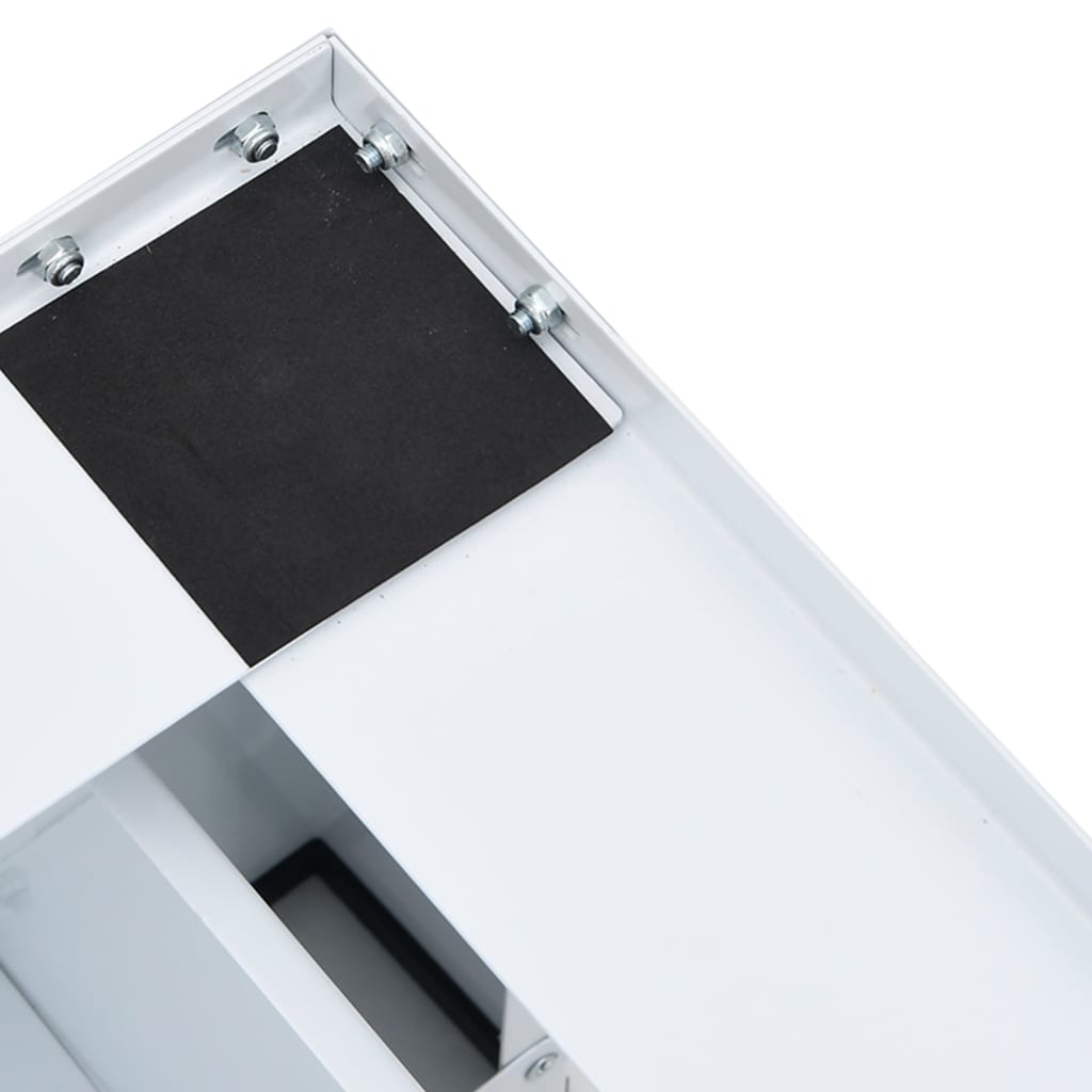 vidaXL Βάση Στήριξης Πλυντηρίου Ρούχων με Συρτάρι Λευκή