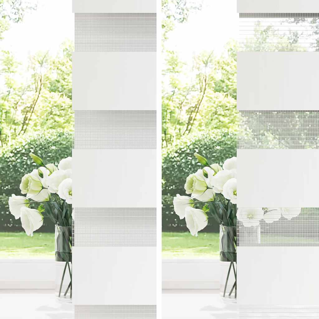 vidaXL Ζέβρα τυφλή Σκούρο Γκρι Πλάτος υφάσματος 65,9 εκ. Πολυεστέρας