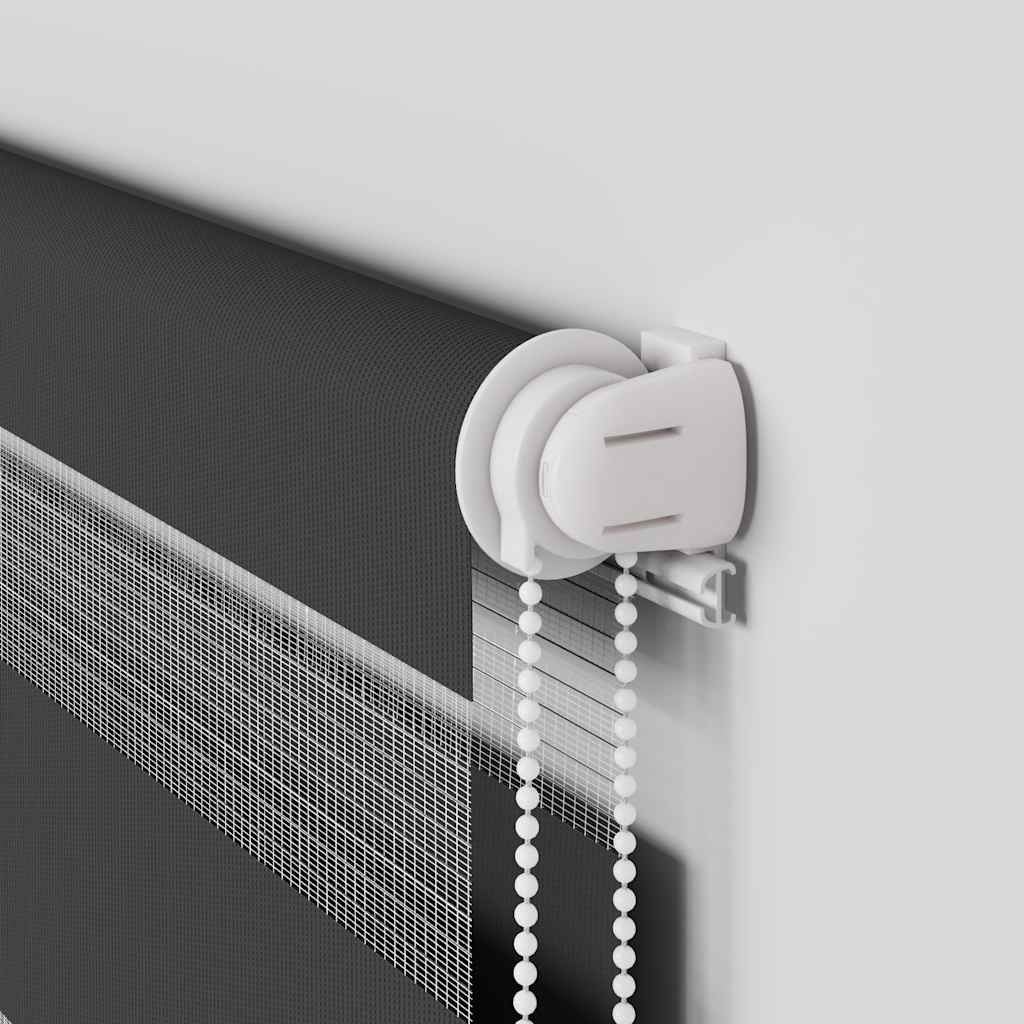 vidaXL Ζέβρα τυφλή Μαύρο Πλάτος υφάσματος 85,9 εκ. Πολυεστέρας