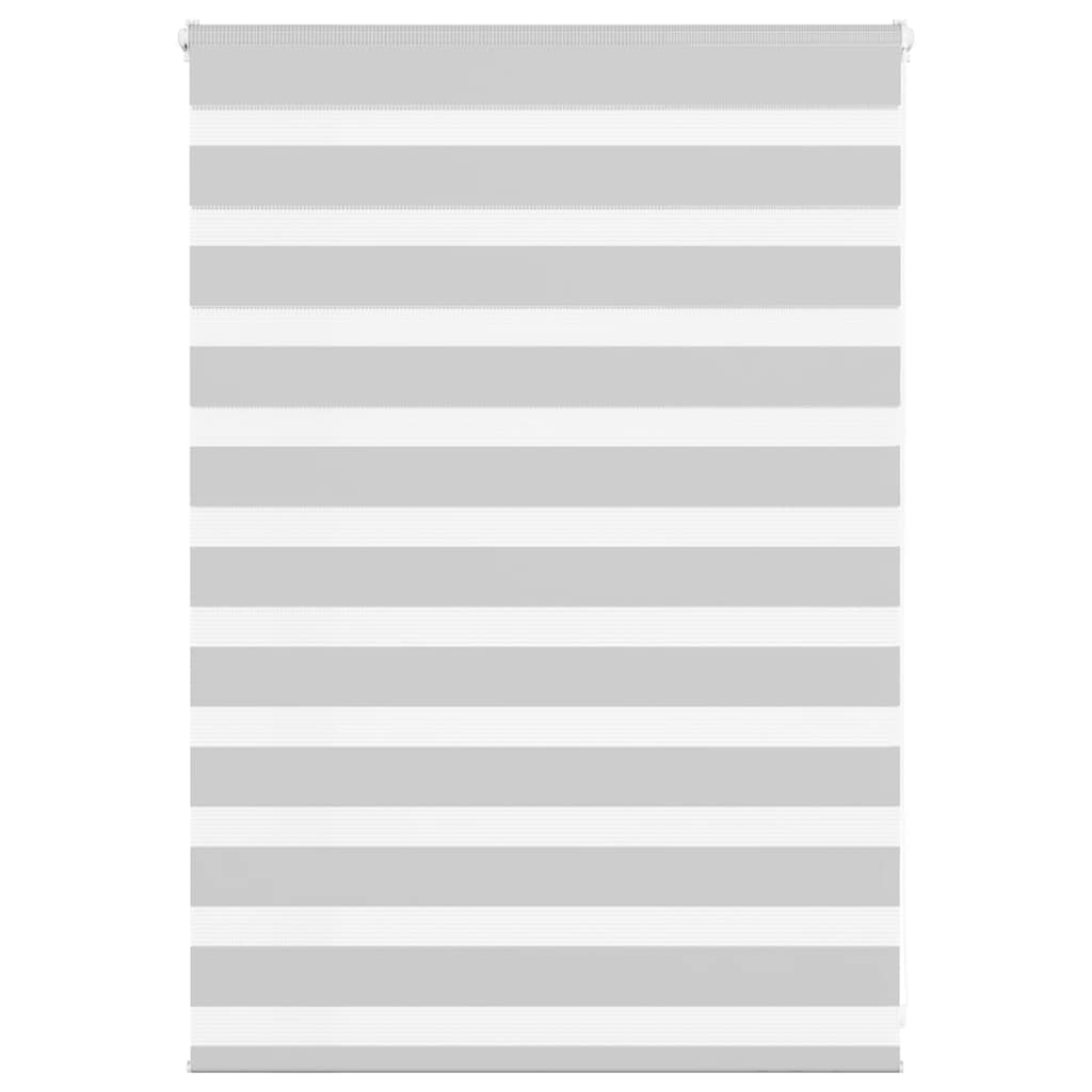vidaXL Ζέβρα τυφλή Ανοιχτό Γκρι Πλάτος υφάσματος 105,9 εκ. Πολυεστέρας
