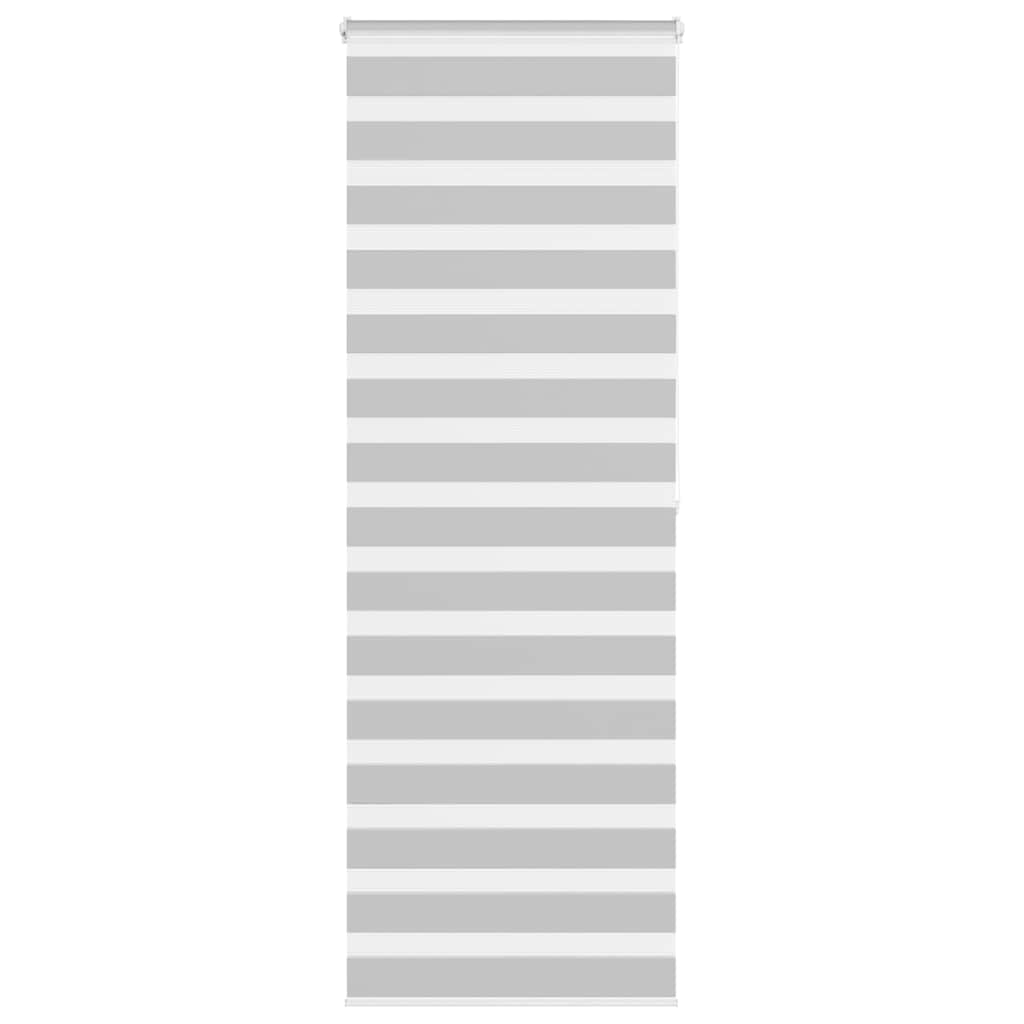 vidaXL Ζέβρα τυφλή Ανοιχτό Γκρι Πλάτος υφάσματος 80,9 εκ. Πολυεστέρας